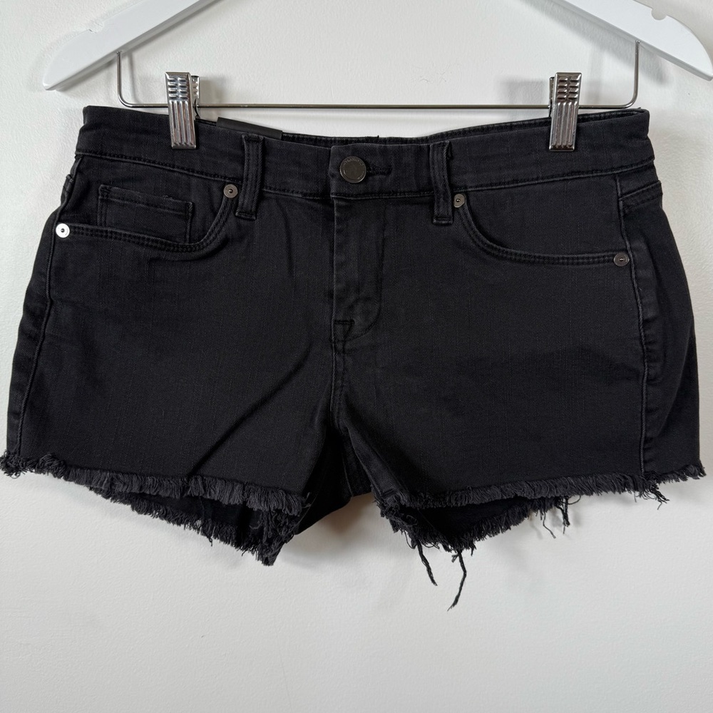BLANKNYC The Astor Black Cut-Off Denim Shorts Women’s Size 26